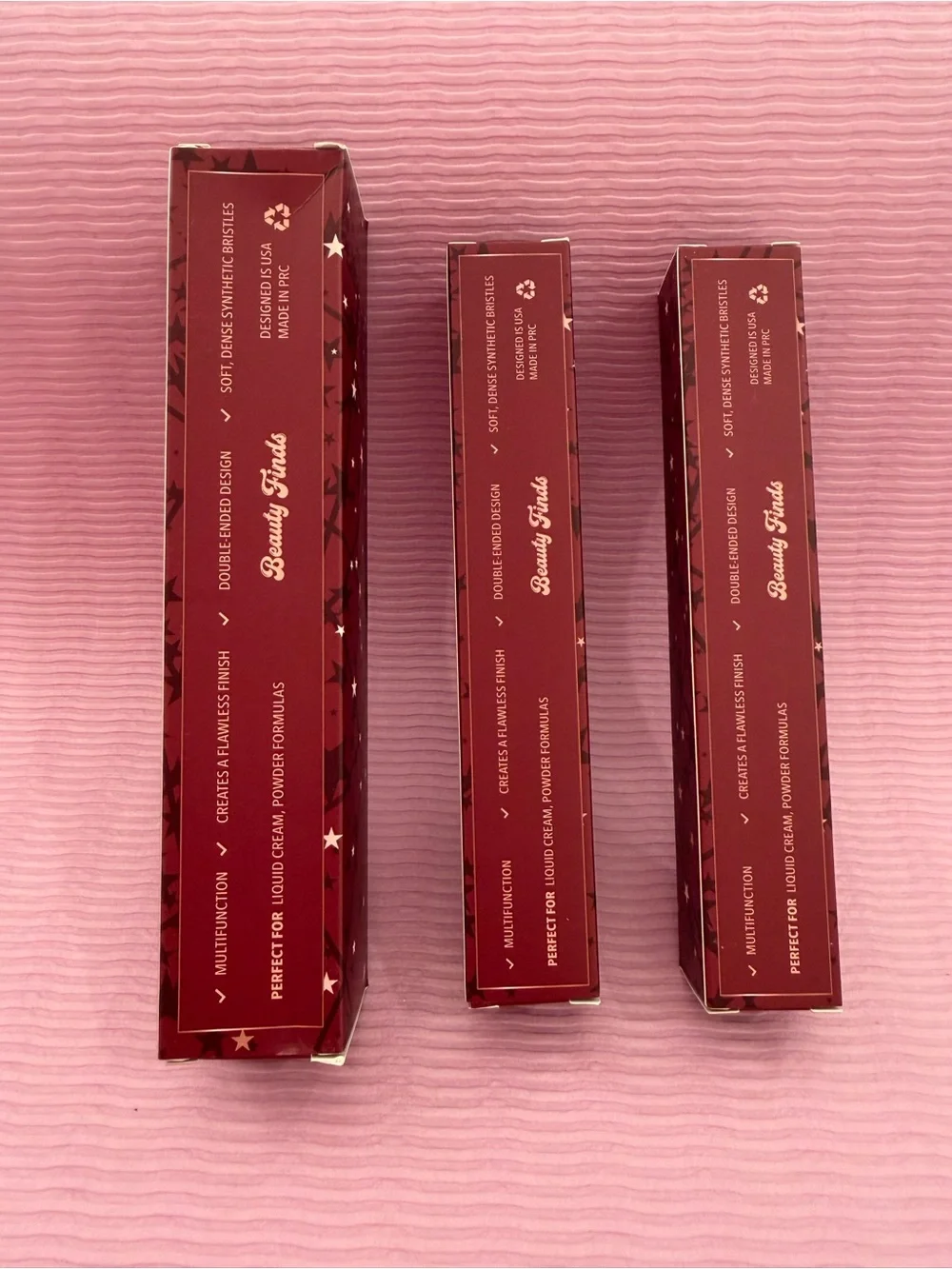 Dual-Ended Powder Brush Set of 3 - Beauty Finds